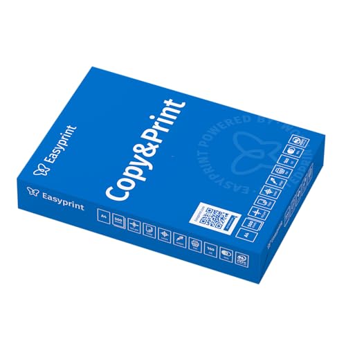 NEU! Easyprint Druckerpapier Kopierpapier 500 Blatt 1 x 500 A4 Premium Hochweiß CIE 160 Testsieger PEFC Umweltzertifikat von Easyprint
