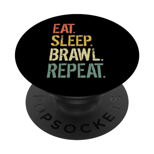 Eat Sleep Brawl Repeat Stars Lustiges Videospiel PopSockets Klebender PopGrip Eat Sleep Brawl Repeat Stars Lustiges Videospiel PopSockets Klebender PopGrip von Eat Sleep Brawl Repeat Gamer Gifts