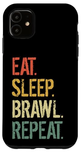 Eat Sleep Brawl Repeat Stars Lustiges Videospiel Hülle für iPhone 11 Eat Sleep Brawl Repeat Stars Lustiges Videospiel Hülle für iPhone 11 von Eat Sleep Brawl Repeat Gamer Gifts