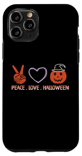 Frieden, Liebe, Halloween-Geist, gruseliger Nekromant Hülle für iPhone 11 Pro Frieden, Liebe, Halloween-Geist, gruseliger Nekromant Hülle für iPhone 11 Pro von EatSleepFind