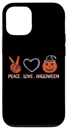 Frieden, Liebe, Halloween-Geist, gruseliger Nekromant Hülle für iPhone 12/12 Pro von EatSleepFind