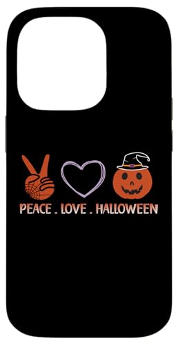 Frieden, Liebe, Halloween-Geist, gruseliger Nekromant Hülle für iPhone 14 Pro von EatSleepFind