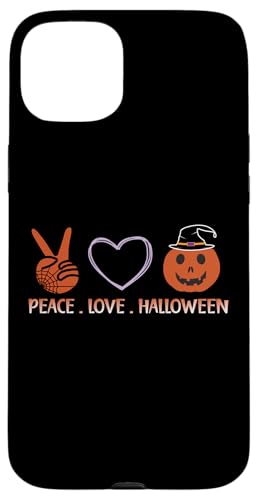 Frieden, Liebe, Halloween-Geist, gruseliger Nekromant Hülle für iPhone 15 Plus von EatSleepFind