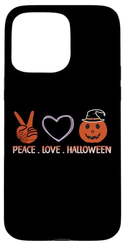 Frieden, Liebe, Halloween-Geist, gruseliger Nekromant Hülle für iPhone 15 Pro Max von EatSleepFind