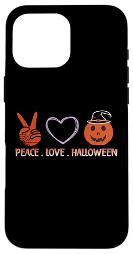 Frieden, Liebe, Halloween-Geist, gruseliger Nekromant Hülle für iPhone 16 Pro Max von EatSleepFind