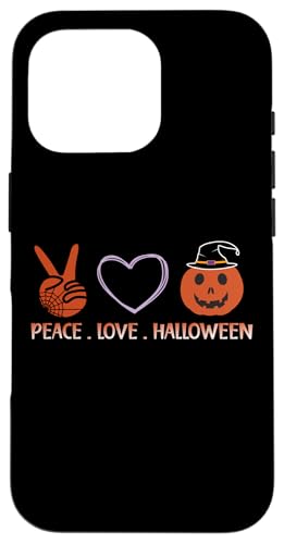 Frieden, Liebe, Halloween-Geist, gruseliger Nekromant Hülle für iPhone 16 Pro von EatSleepFind