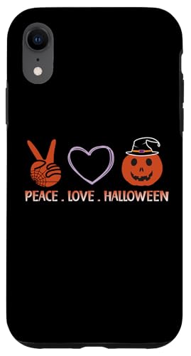 Frieden, Liebe, Halloween-Geist, gruseliger Nekromant Hülle für iPhone XR Frieden, Liebe, Halloween-Geist, gruseliger Nekromant Hülle für iPhone XR von EatSleepFind