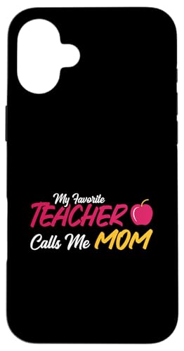 Mein Lieblingslehrer nennt mich Mama Cute Apple Hülle für iPhone 16 Plus von EatSleepFind