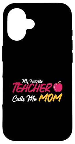 Mein Lieblingslehrer nennt mich Mama Cute Apple Hülle für iPhone 16 von EatSleepFind