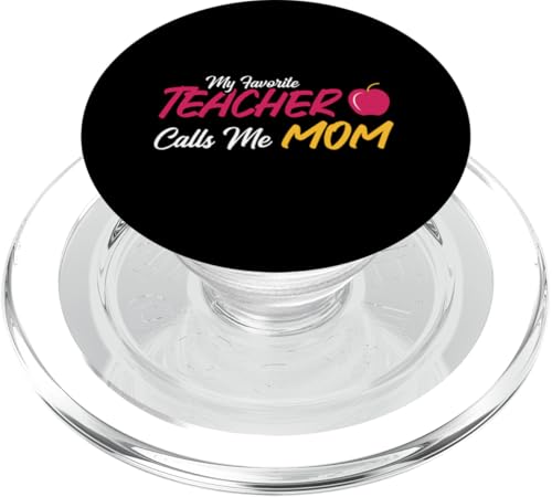Mein Lieblingslehrer nennt mich Mama Cute Apple PopSockets PopGrip für MagSafe Mein Lieblingslehrer nennt mich Mama Cute Apple PopSockets PopGrip für MagSafe von EatSleepFind