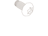 EATON Schraube M5 x 10, torx T25, 50er-Pack, selbstschneidend für Tabula-System von Eaton Corporation