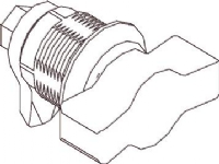 Tabula-Verschluss mit Fingergriff vorne von Eaton Electric