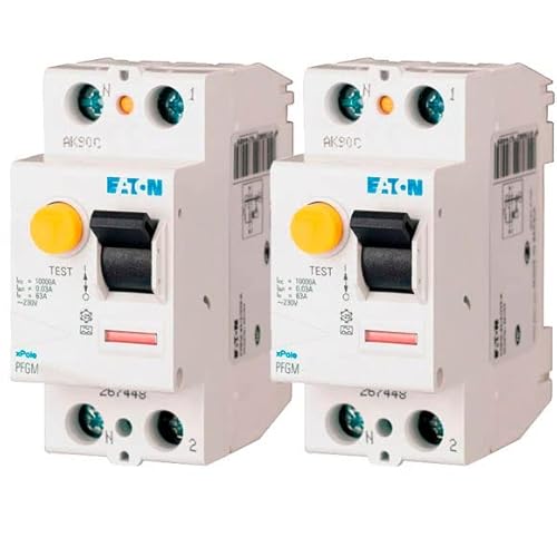 EATON 264280 PFGM-40/2/003 - UNTERSCHALTER - WEISS - SCHWARZ - 2POL / 40A / 30MA - TYP AC - Schraubanschluss - 2 Schalter EATON 264280 PFGM-40/2/003 - UNTERSCHALTER - WEISS - SCHWARZ - 2POL / 40A / 30MA - TYP AC - Schraubanschluss - 2 Schalter von Eaton