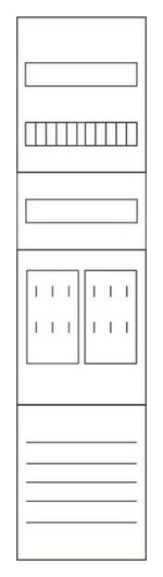 Eaton 113071 ZSD-Z17B0016 2ZP EHZ 1-feldig von Eaton