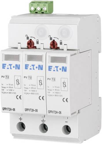 Eaton 176093 SPPVT2H-06-2+PE-AX Überspannungsschutz-Ableiter Überspannungsschutz für: Verteilersc von Eaton