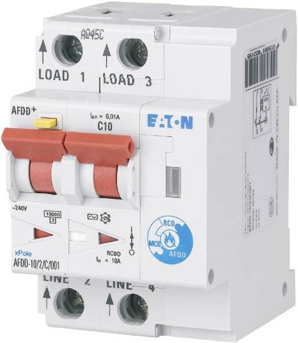 Eaton 187168 Brandschutzschalter 2polig 10A 0.03A 230 V/AC 1St. Eaton 187168 Brandschutzschalter 2polig 10A 0.03A 230 V/AC 1St. von Eaton