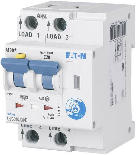 Eaton 187220 Brandschutzschalter 2polig 20A 0.03A 230 V/AC 1St. von Eaton