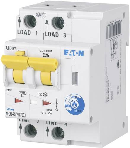 Eaton 187226 Brandschutzschalter 2polig 25A 0.03A 230 V/AC 1St. Eaton 187226 Brandschutzschalter 2polig 25A 0.03A 230 V/AC 1St. von Eaton