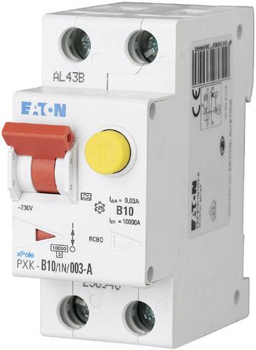 Eaton 236962 FI-Schutzschalter/Leitungsschutzschalter 2polig 10A 0.03A 240 V/AC von Eaton