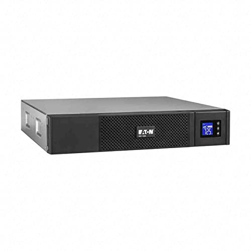 Eaton 5SC 2200 IEC USV Tower/Rack 2U -Line-interactive Unterbrechungsfreie Stromversorgung -5SC2200IRT -2200VA (8 Ausgänge IEC-C19 16A, Shutdown-Software, AVR Spannungsregler, inkl. USB-Kabel) Schwarz von Eaton