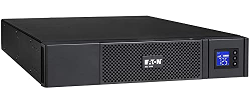 Eaton 5SC 3000 IEC USV Tower/Rack 2U-Line-interactive Unterbrechungsfreie Stromversorgung -5SC3000IRT -3000VA (8 Ausgänge IEC-C19 16A,Shutdown-Software, AVR Spannungsregler, inkl. USB-Kabel) - Schwarz von Eaton