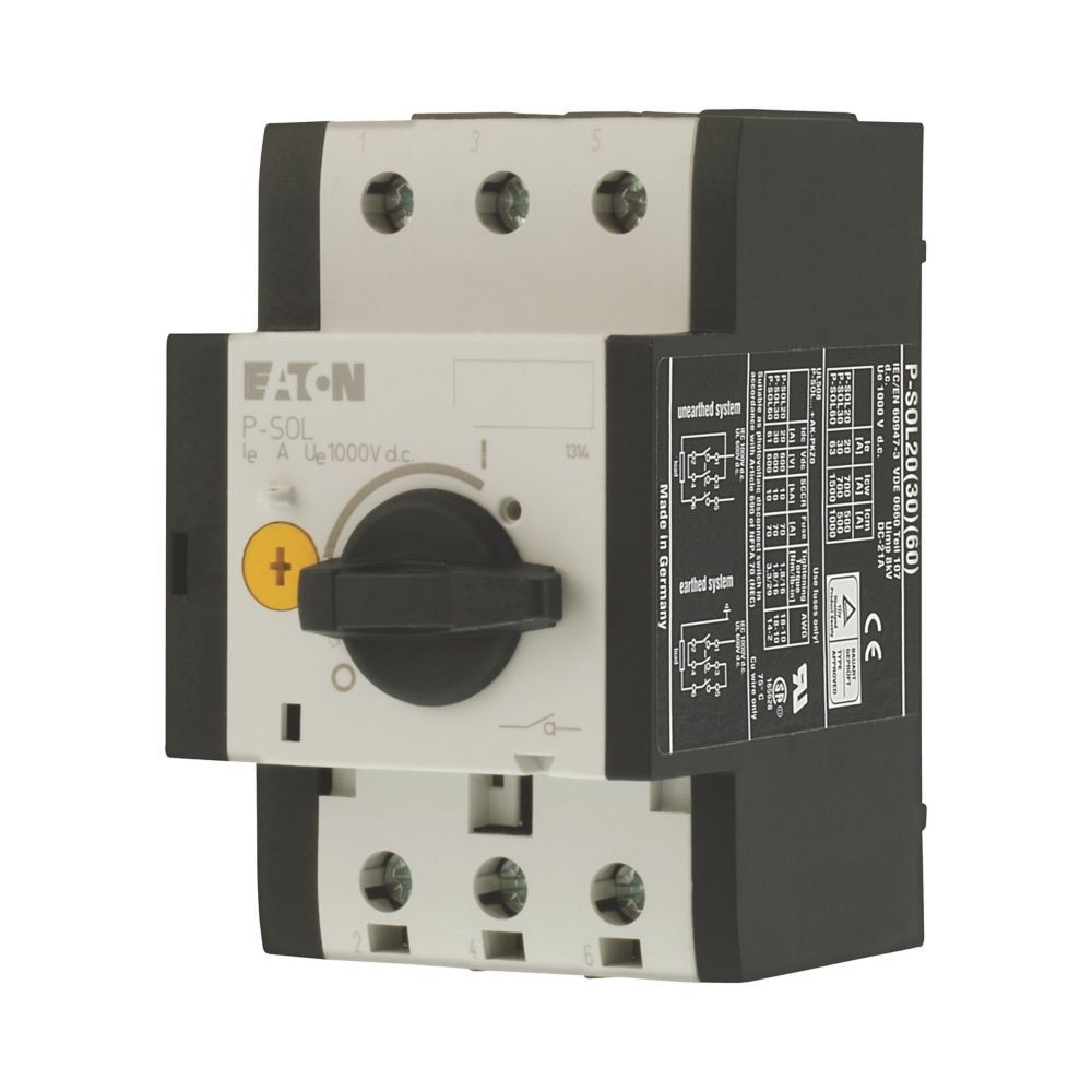Eaton DC-Lasttrennschalter P-SOL20 120934 Eaton DC-Lasttrennschalter P-SOL20 120934 von Eaton