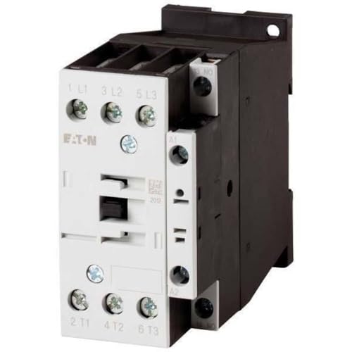 Eaton 277274 Leistungsschütz, 3-polig + 1 Schließer, 15 kW/400 V/AC3, DC-Betätigt von Eaton
