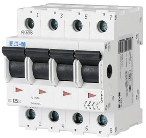 Eaton Hauptschalter 4polig 63A 4 Öffner, 4 Schließer 240 V/AC 276277 Eaton Hauptschalter 4polig 63A 4 Öffner, 4 Schließer 240 V/AC 276277 von Eaton