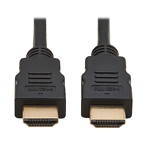 Eaton High Speed HDMI-Kabel, High-Definition-Video 4K @ 30Hz UHD, Stecker-auf-Stecker, Digitales Video mit Audio (Stecker / M), Schwarz, 10 Fuß / 3 Meter (P568-010) von Eaton