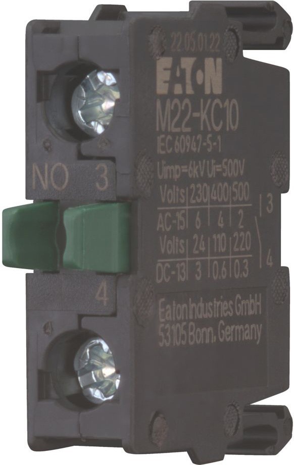 Eaton Kontaktelement M22-KC10 216380 Eaton Kontaktelement M22-KC10 216380 von Eaton