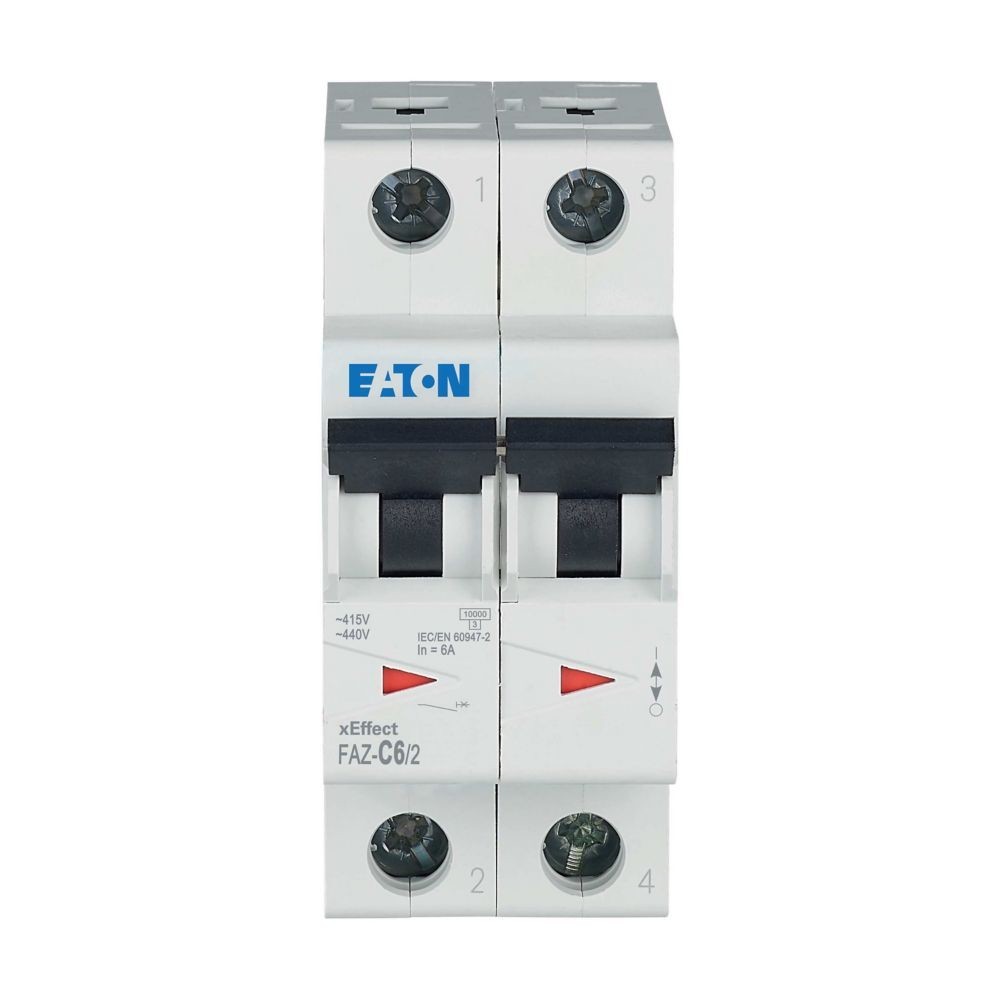 Eaton Leitungsschutzschalter FAZ-C6/2 278754 Eaton Leitungsschutzschalter FAZ-C6/2 278754 von Eaton