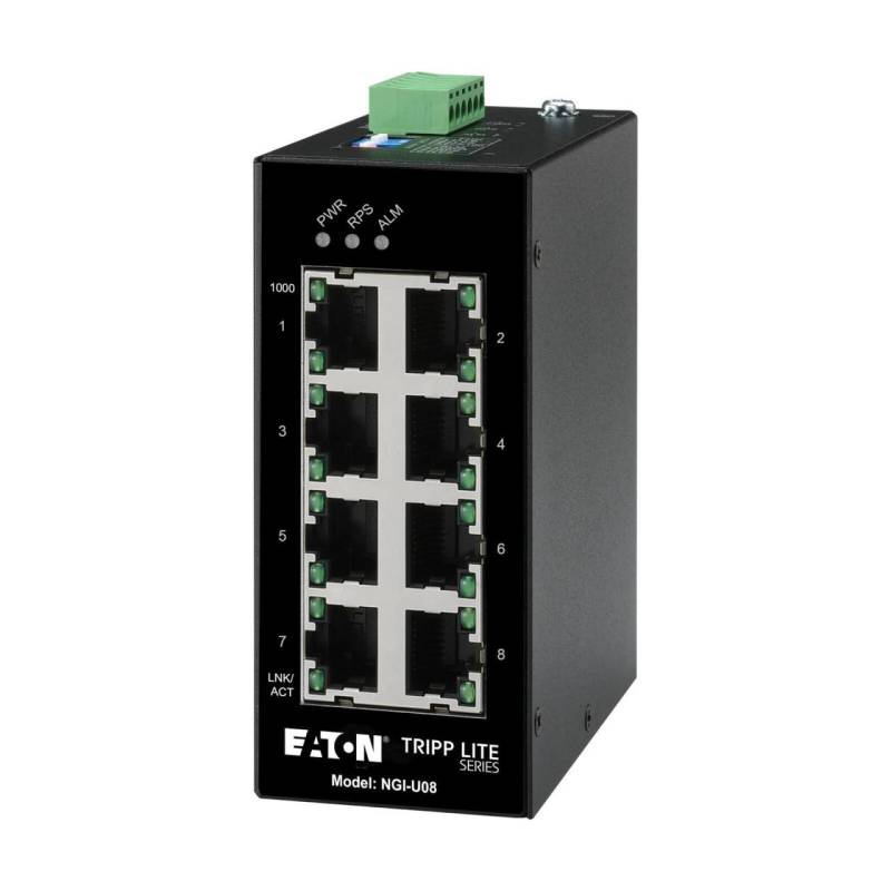 Eaton Tripp Lite Series 8-Port Unmanaged Industrial Gigabit Ethernet Switch von Eaton