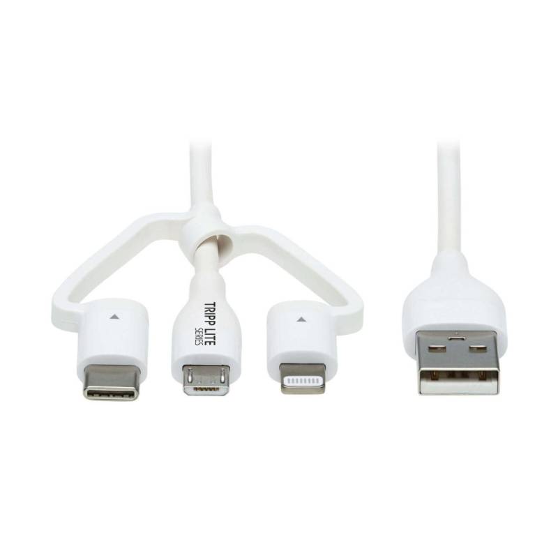 Eaton Tripp Lite Series Safe-IT Aufladekabel USB-A zu Lightning/ Mikro USB-B/... von Eaton