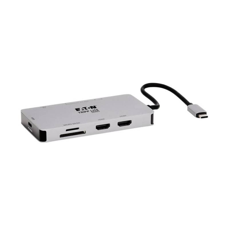 Eaton Tripp Lite Series USB Docking Station USB-C Dual Display 4K 60Hz HDMI grau von Eaton