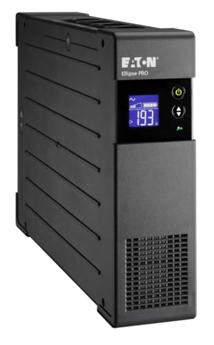 Eaton USV Ellipse PRO 1200 IEC - Line Interactive USV - ELP1200IEC - 1200VA - (8 IEC Ausgänge) - Spannungsregelung (AVR) - USV mit Display und USB-Schnittstelle (inkl. USB-Kabel) von Eaton