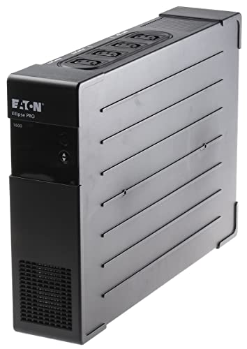 Eaton USV Ellipse PRO 1600 IEC - Line Interactive USV - ELP1600IEC - 1600VA - (8 IEC Ausgänge) - Spannungsregelung (AVR) - USV mit Display und USB-Schnittstelle (inkl. USB-Kabel) von Eaton