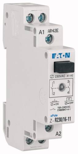 Eaton Z-R24/16-20 Installationsrelais Nennspannung: 24 V/DC Schaltstrom (max.): 16A 2 Schließer 1St. von Eaton