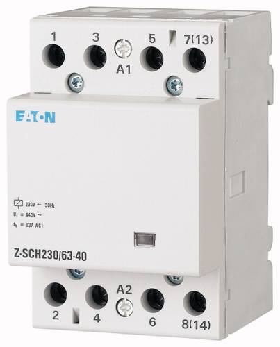 Eaton Z-SCH230/63-20 Installationsschütz Nennspannung: 230 V, 240V Schaltstrom (max.): 63A 2 Schlie von Eaton