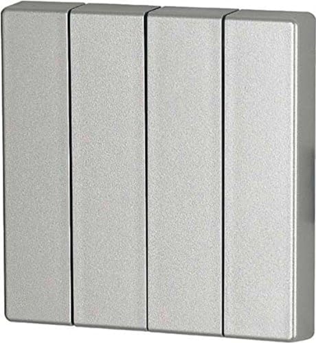 Eaton xComfort Funk Wippe, 4-fach neutral, 55 x 55 mm, silber matt, CWIZ-04/03 (126052) von Eaton