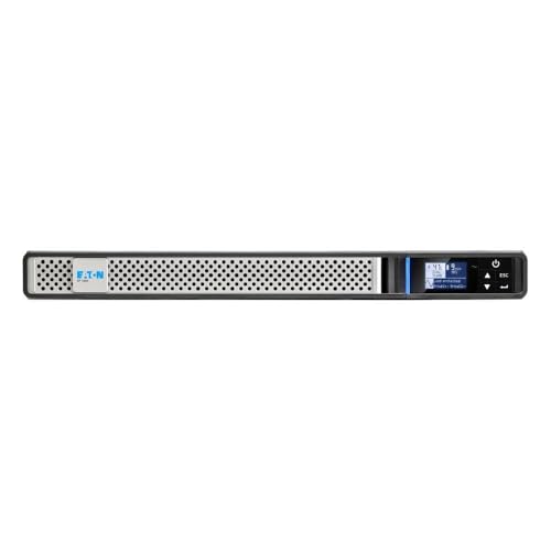 Gen 2 - USV (Rack - einbaufähig) - Wechselstrom 200/208/220/230/240 V - 1350 Watt - 1550 VA - 1-phasig - 9 Ah - RS-232, USB - Ausgangsanschlüsse: 6-1U - 48.3 cm (19") - Schwarz/Silber - Network-M3 von Eaton