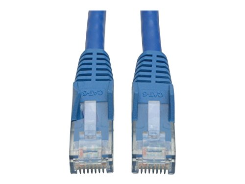 TrippLite by Eaton Cat6 Gigabit Snagless Molded (UTP) Ethernet-Kabel (RJ45 M/M), PoE, Blau, 3 ft. (0,91 m), 50-Stück Bulk Pack von Eaton