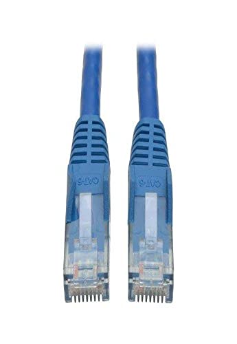 TrippLite by Eaton Cat6 Gigabit Snagless Molded (UTP) Ethernet-Kabel (RJ45 M/M), PoE, Blau, 7 ft. (2,13 m), 50-Stück Bulk Pack von Eaton