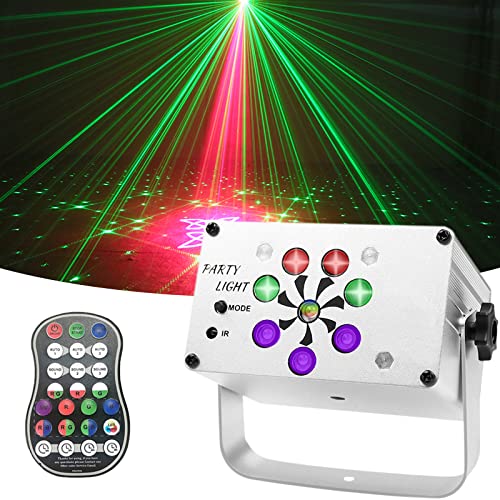 Discolicht, EatronChoi 240 LED-Muster Partylicht USB Discokugel Sound Aktivierte Bühnenlichter mit Drahtlose Fernbedienung für Party Dancing Bar Karaoke Weihnachten Halloween von EatronChoi