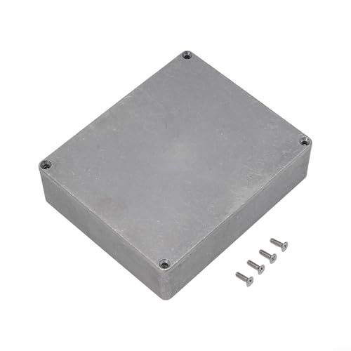 1590XX Gehäuse für elektrische Instrumente, silberfarbene Aluminiumbox, Effektbox (145 x 121 x 39 mm) von Eawfgtuw