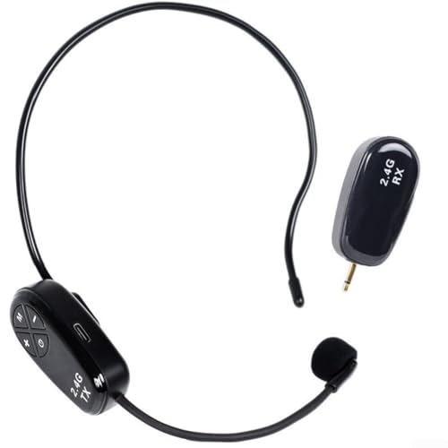 Eawfgtuw Drahtloses Mikrofon Headset, Wireless Headset Mikrofonsystem für Unterricht, Kompatibilität mit PA-Systemen Verstärker Trainingsgeräte Eawfgtuw Drahtloses Mikrofon Headset, Wireless Headset Mikrofonsystem für Unterricht, Kompatibilität mit PA-Systemen Verstärker Trainingsgeräte von Eawfgtuw