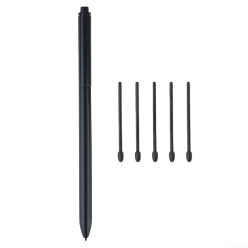 Eawfgtuw EMR Stylus für Remarkable 2 digitale Stifte mit Radiergummi, Handflächenunterdrückung, 4096 Druckstufen, Neigungsunterstützung, 5 austauschbare Spitzen, ABS-Konstruktion, Präzisionsschreiben, von Eawfgtuw