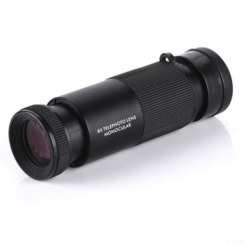 Eawfgtuw Monokular-Teleskop, leichtes Monokular-Teleskop für einfaches Tragen mit Smartphone-Adapter für die Aufnahme von Momenten von Eawfgtuw