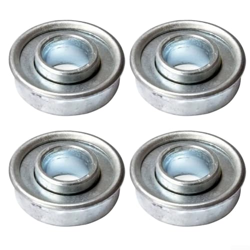 Eawfgtuw Radlager für Rasenmäher, 12,7 mm x 28,6 mm, Traktor-Radlager, geeignet für Rasenmäher, Schubkarren, Karren und Sackkarren, 4 Stück von Eawfgtuw