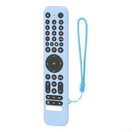 Eawfgtuw Schutzhülle für TCL RC716/RC833 Fernbedienung, stoßfeste Silikon-Fernbedienung, hautfreundlich, mit Schlaufe, mehrere Farben optional (Nachtblau) von Eawfgtuw