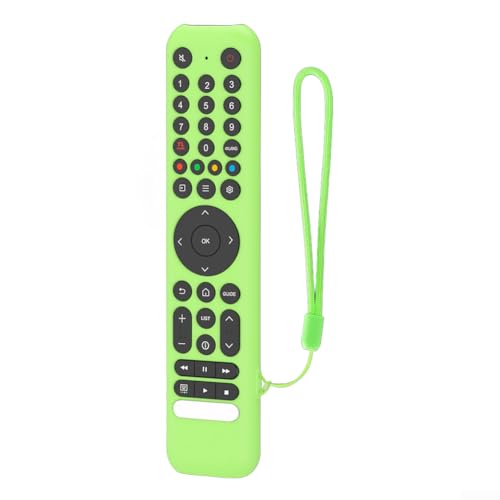 Eawfgtuw Schutzhülle für TCL RC716/RC833 Fernbedienung, stoßfeste Silikon-Fernbedienung, hautfreundlich, mit Schlaufe, mehrere Farben optional (Nachtgrün) von Eawfgtuw